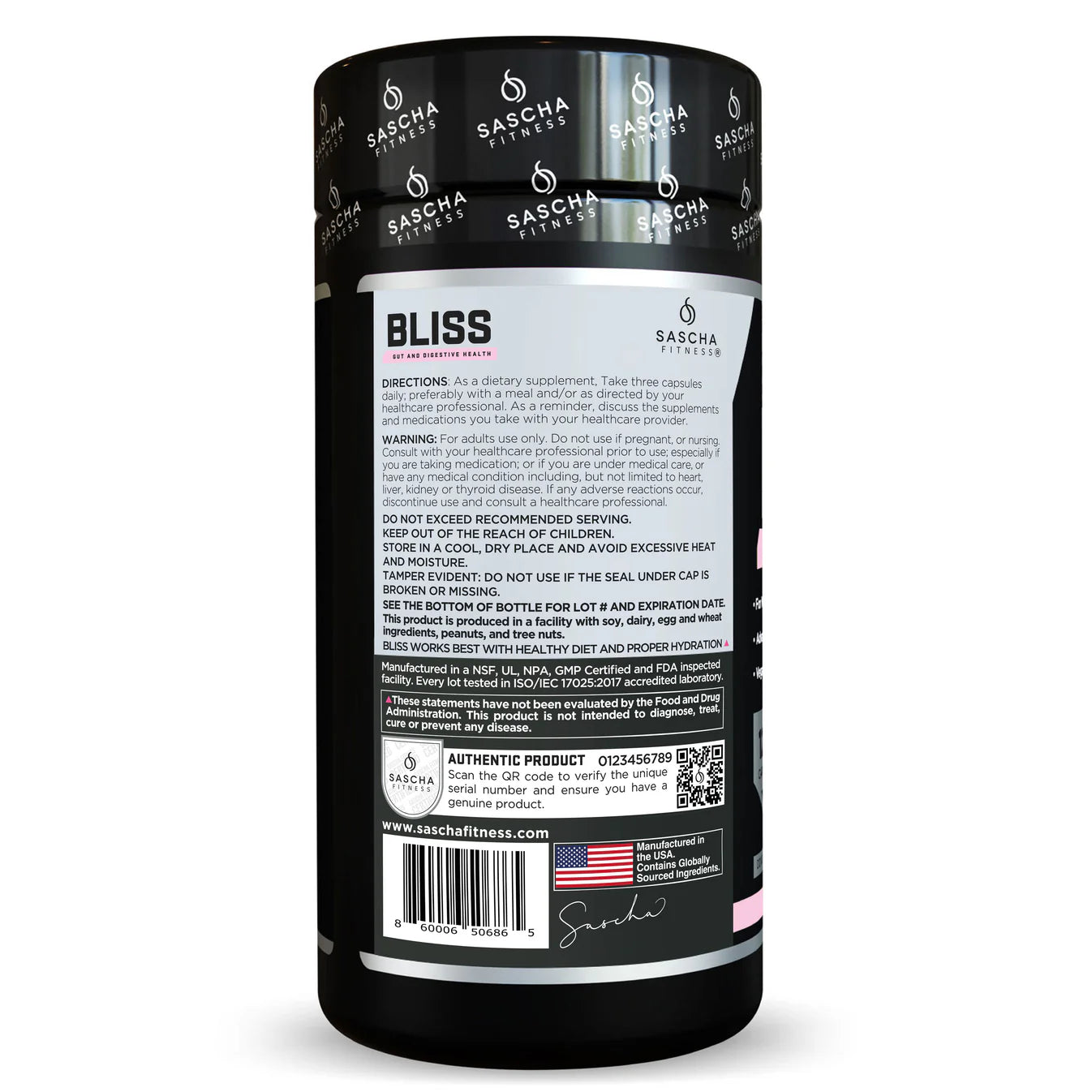 BLISS Gut And Digestive Health Sascha Fitness